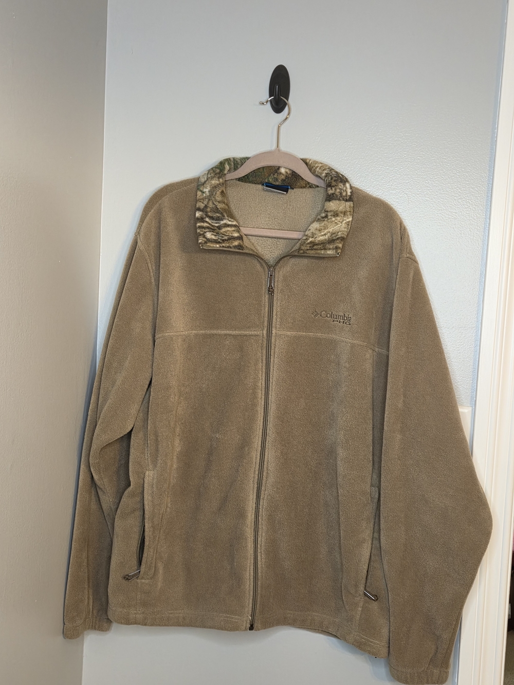 Columbia Brown/Tan Performance Hunting Fleece Jacket